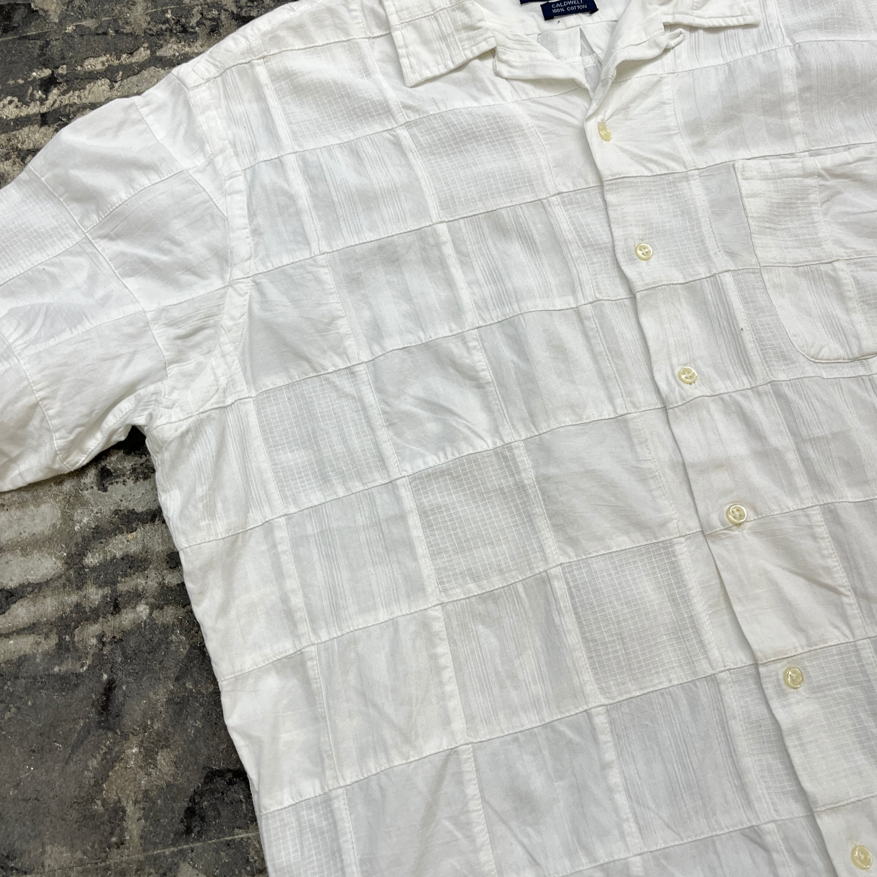 90s Polo Ralph Lauren Caldwell Patchwork Shirt 90年代 ラルフ