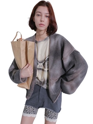 PERVERZE パーバーズ / Spray Drawing Knit / カーディガン ¥39,600