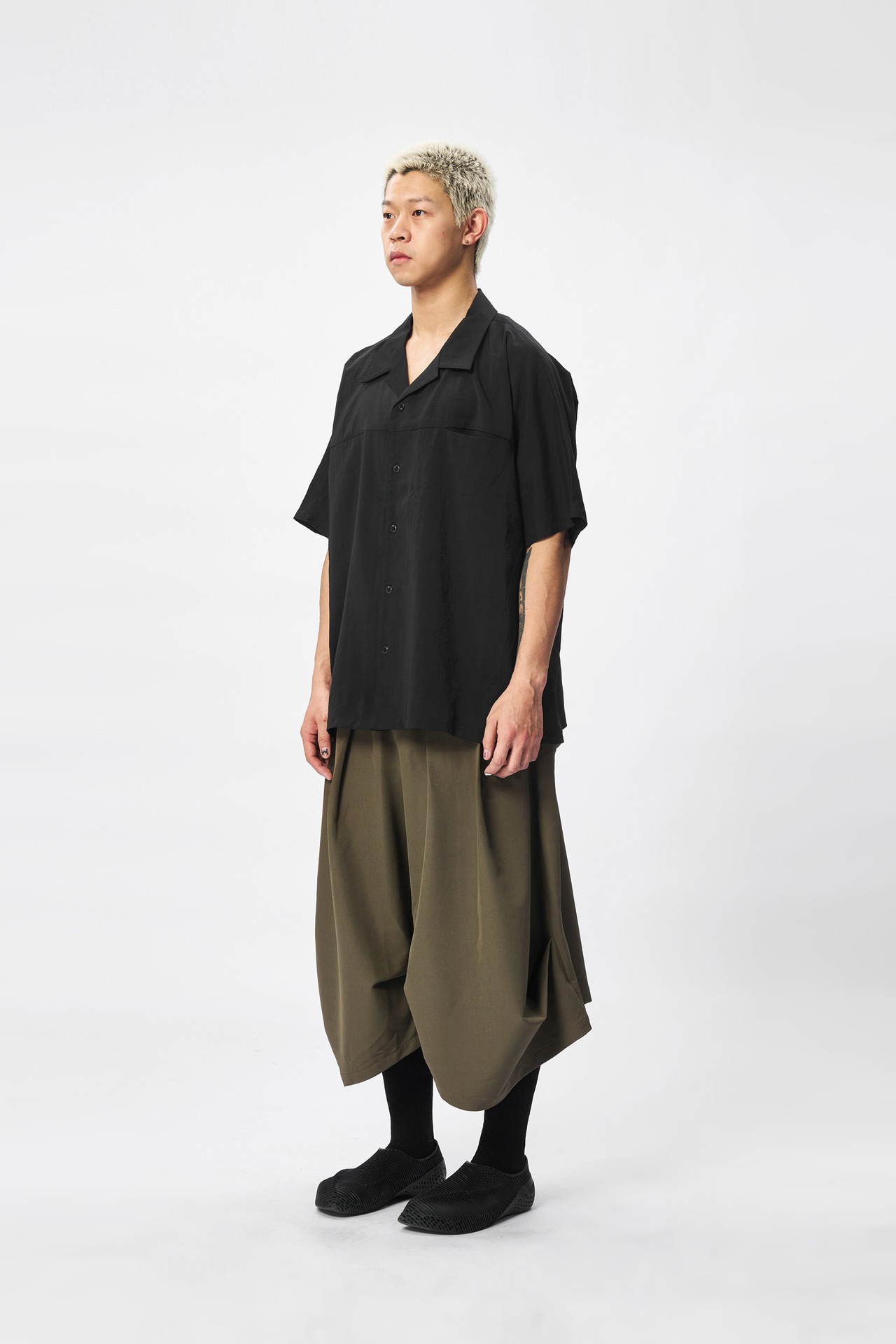 SYMBIOTIC EFFECT 25SS  マルチプリーツルーズクロップドワイドZenパンツ