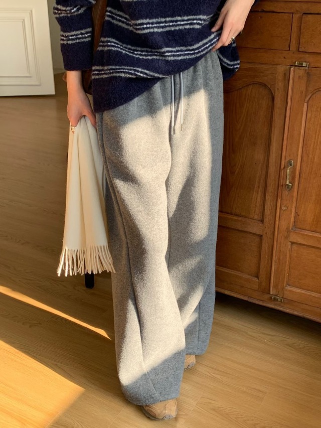 (予約) signature / Puzzle knit pants 3color