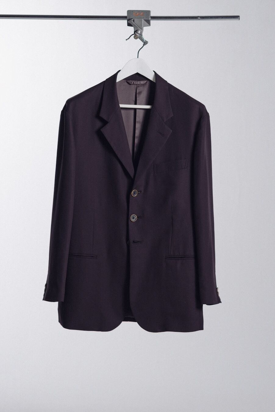 26SS】SOSHIOTSUKI DRAPE FACING JACKET (CHARCOAL GRAY) S26SS12JKT-C