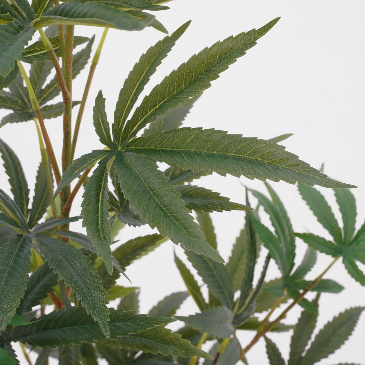 大麻 マリファナ フェイクグリーン 人工観葉植物 造花 [88.9cm