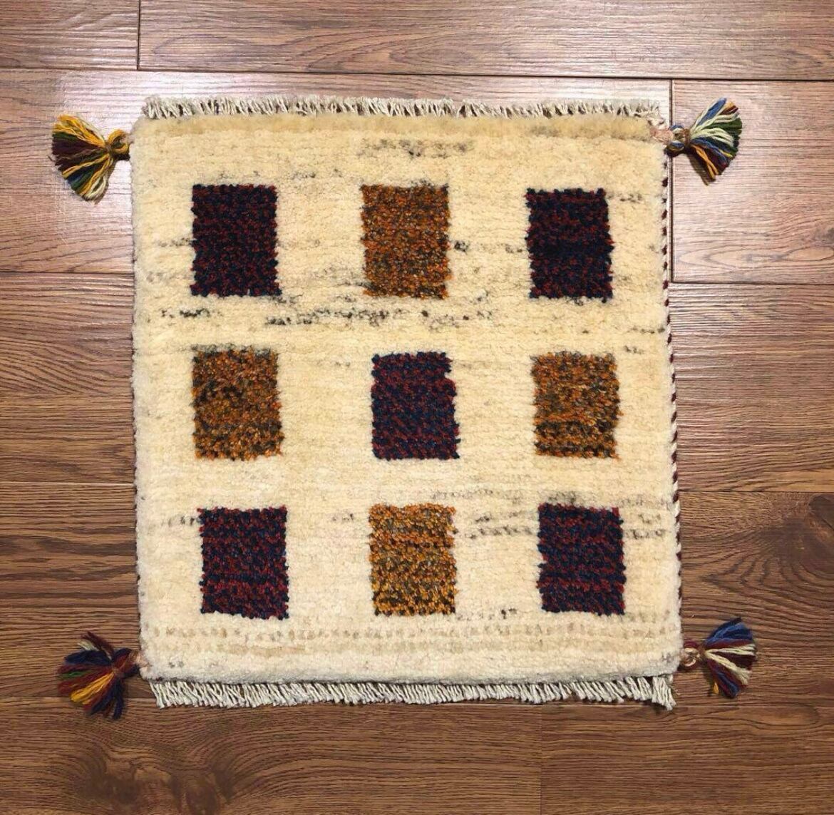 ペルシャギャッベ (ギャベ) チェアマット 椅子の座布団 No.GS