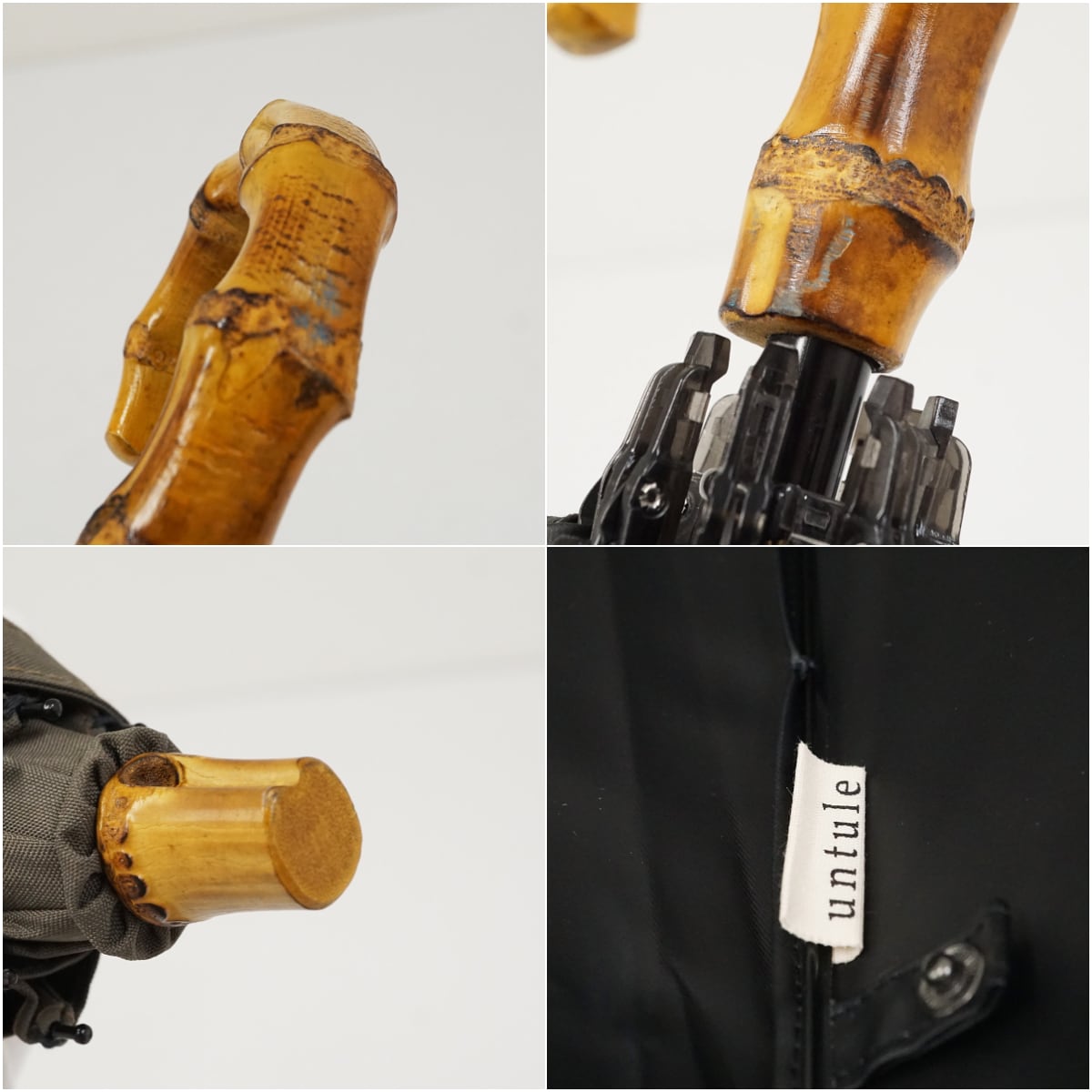 完全遮光折りたたみ日傘 untule アントゥーレ USED美品 2段折り2WAY