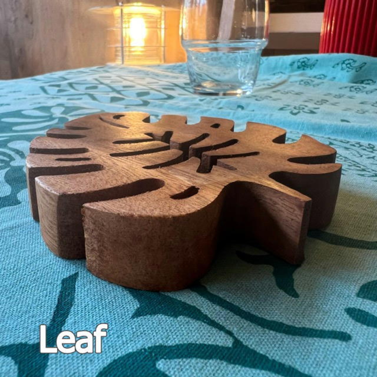 Hawaiian Wood Coaster　3Type　ハワイアンウッドコースター　コースター　フクロウ　カメ　リーフ