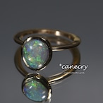 オパールのリング【スタッカブル】