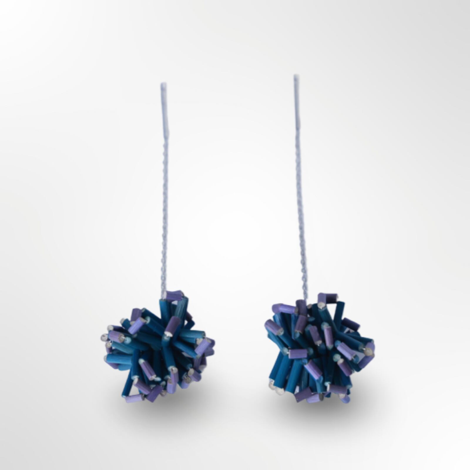 RUSH MIX｜blue violet｜ pierce earring | i t i i t i