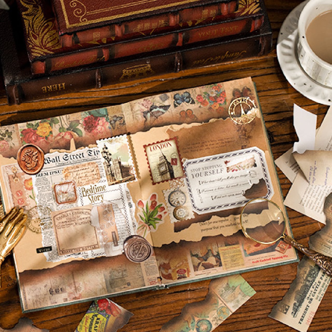 194❤︎海外　紙モノ　香水系　ステッカー　40枚入り 194❤︎海外 紙モノ 香水系 ステッカー 40枚入りSALE | 海外紙もの