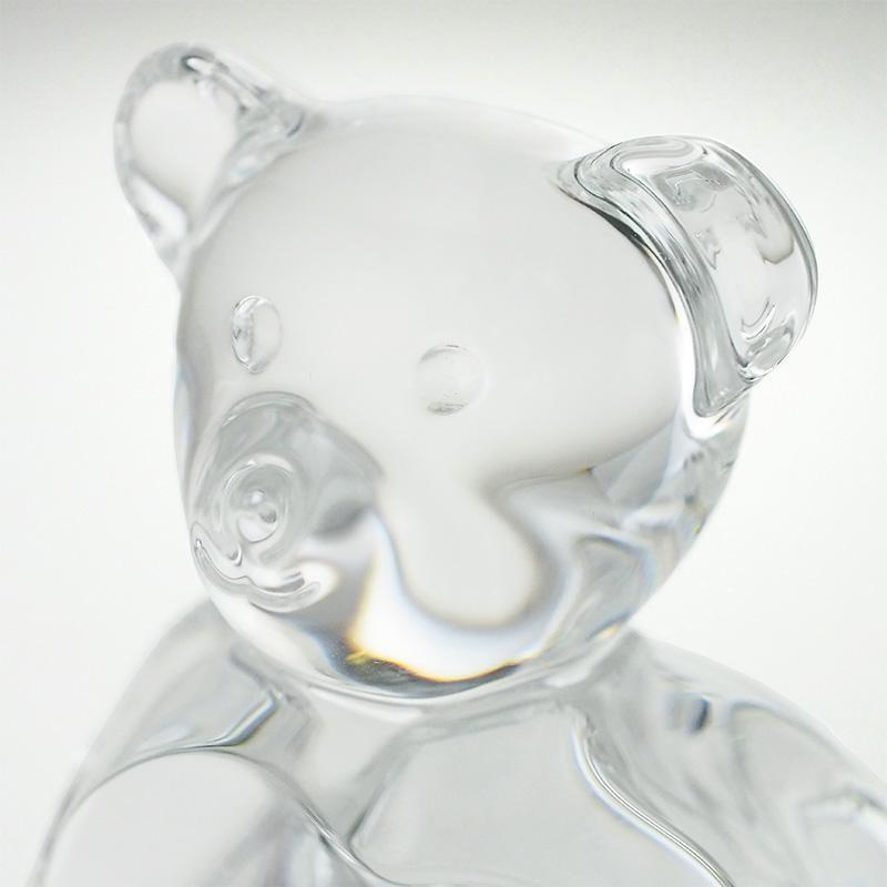 バカラ Baccarat クリスタル フィギュリン テディベア クマ | 質ミウラ