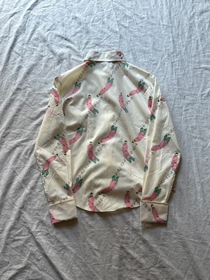 1970s Women’s Euro good pink pattern shirt
