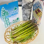 朝採れアスパラ　2kg（2Lサイズ）