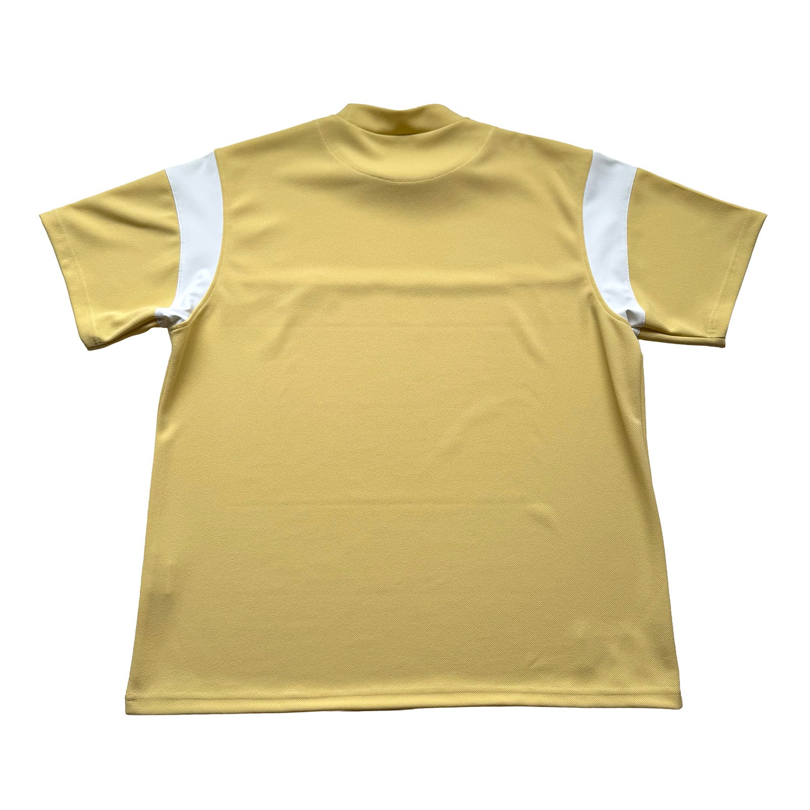 COLLEGE LOGO MOCK NECK FOOTBALL SHIRT -YELLOW- | 8G SHOOT WEBSTORE