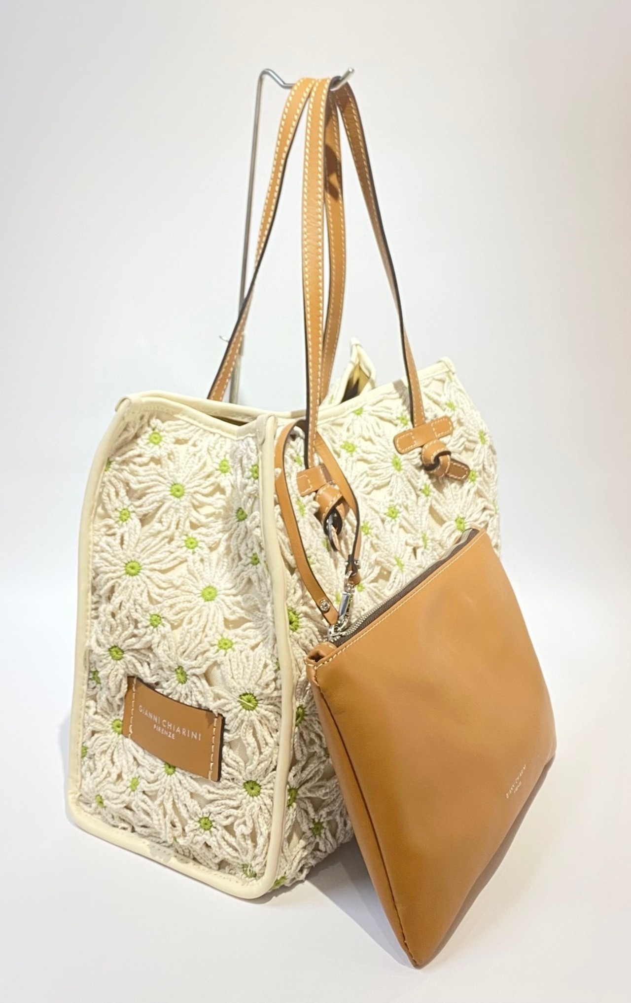 ジャンニキアリーニ トートバッグ BS 9290 FLWPWR/VAR.APGRN