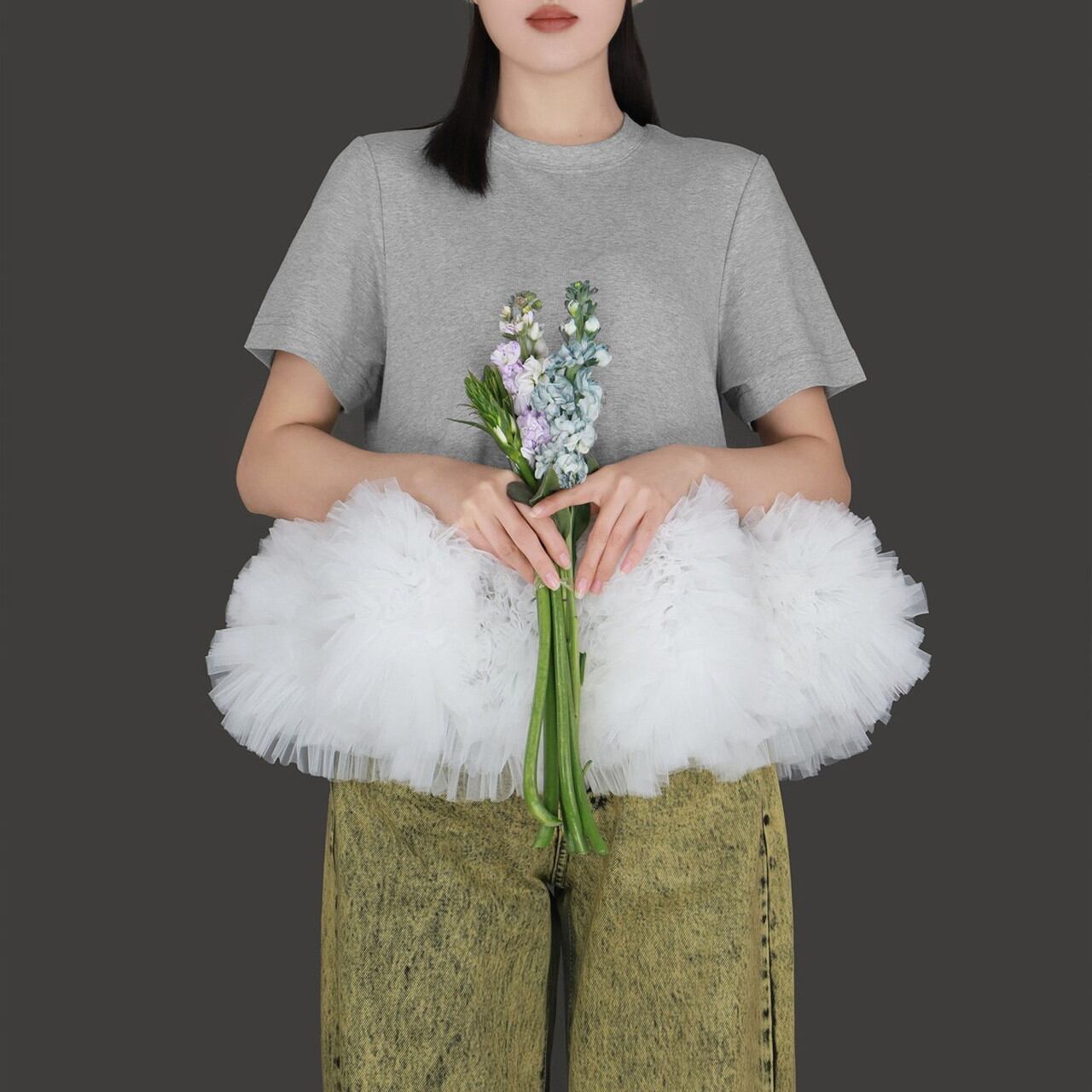 チュールドッキングTシャツ SU1687