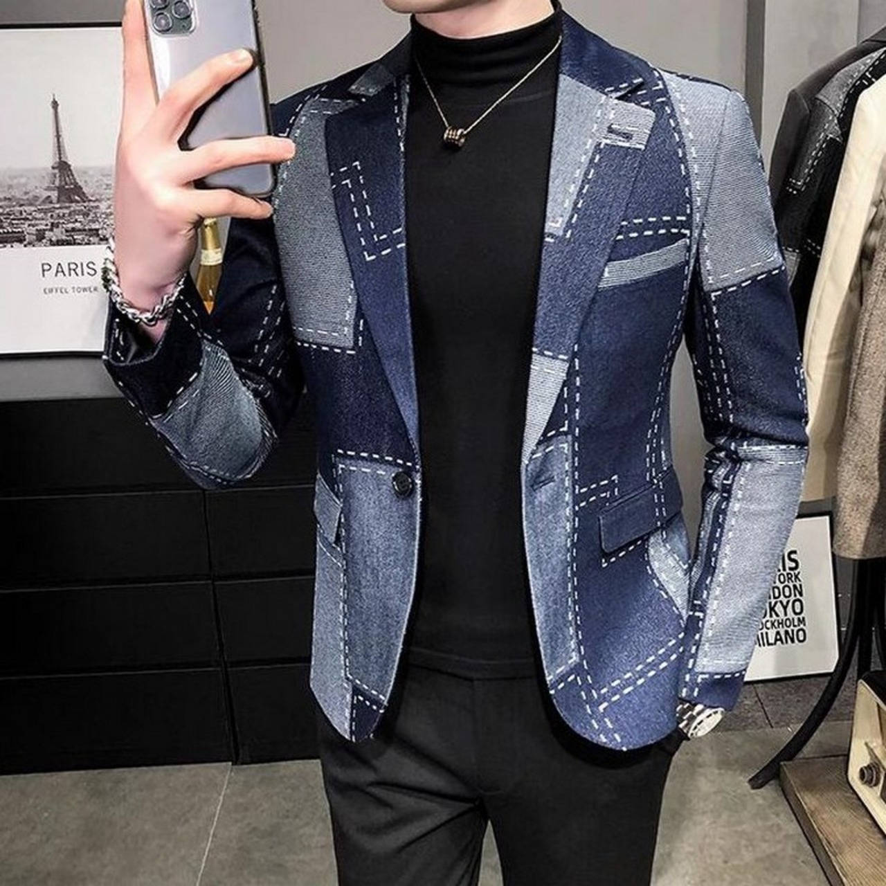 slim casual suit jacket 00205