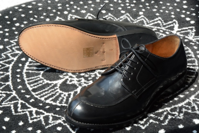 Southend on Sea(サウスエンドオンシー)Uチップレザーシューズ(SOS-14060-61)BLACK(80)