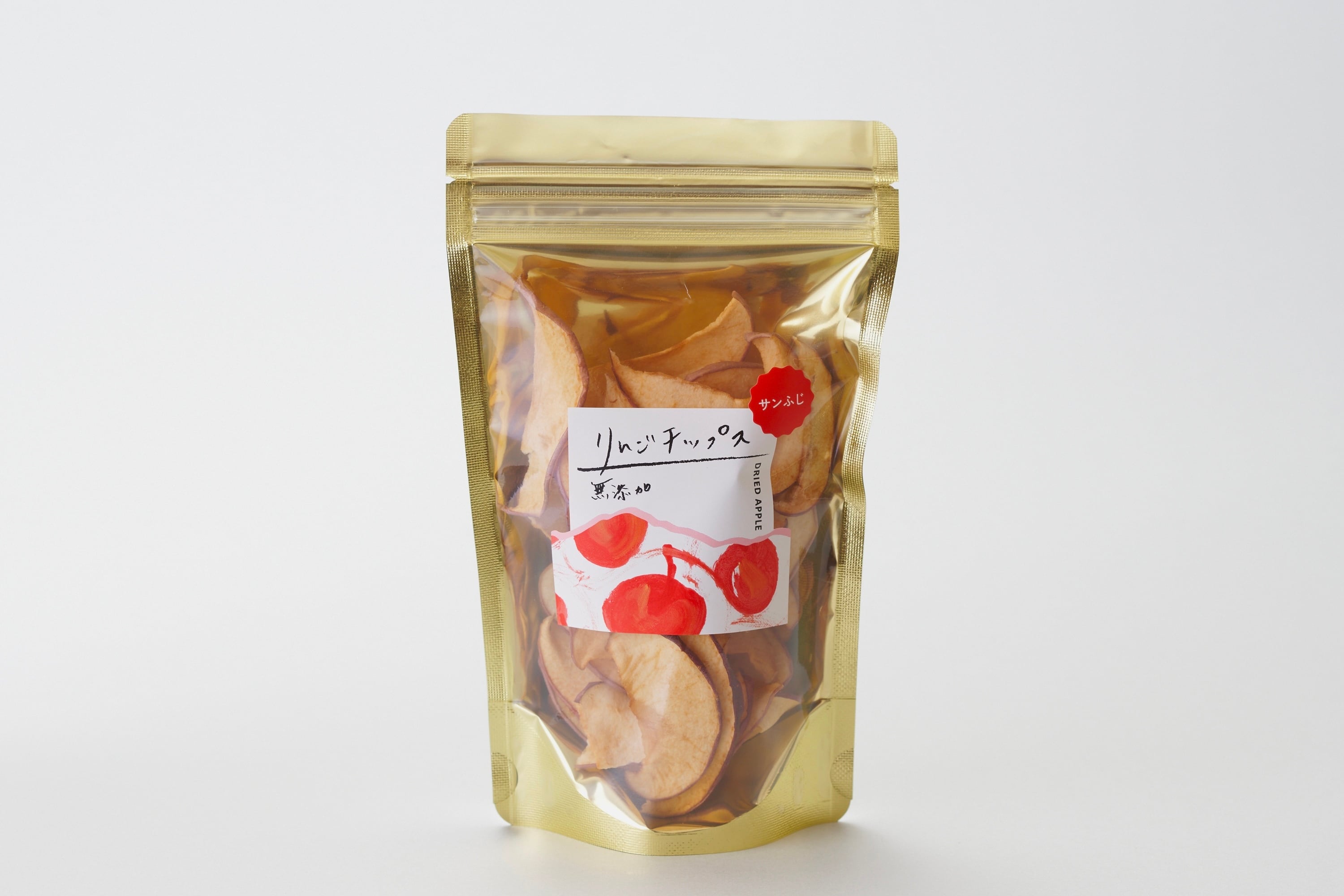 長野安曇野産 "山とりんご"  樹上熟成 無添加のドライりんごチップス  ぐんま名月とサンふじのmix