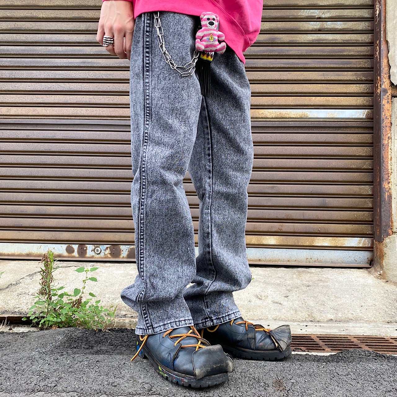 90年代 90s USA製 Wrangler ラングラー 936BLF ケミカルウォッシュ