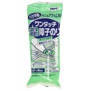 【人気】アサヒペン 障子紙用 ワンタッチヤニ・アク止め障子のり 350g No.716 障子戸約10枚分 ガイド付きで簡単のりづけ カビドメ剤入り シックハウス対策品 日本製