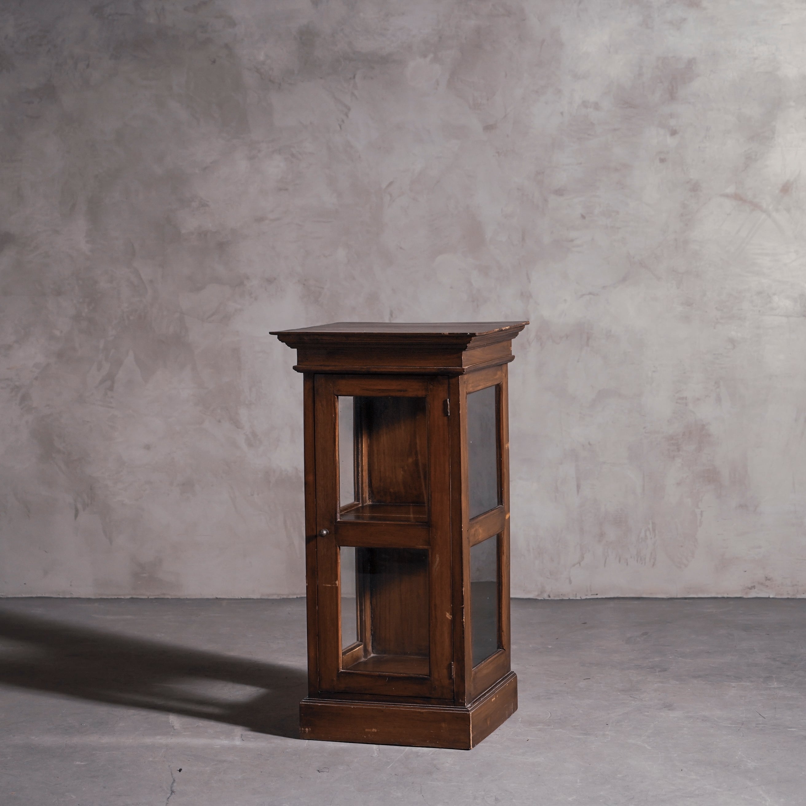 ショーケース/ディスプレイケース/ディスプレイ台/サイドテーブル/アンティーク/インテリア/店舗什器/アクセサリー/小物収納