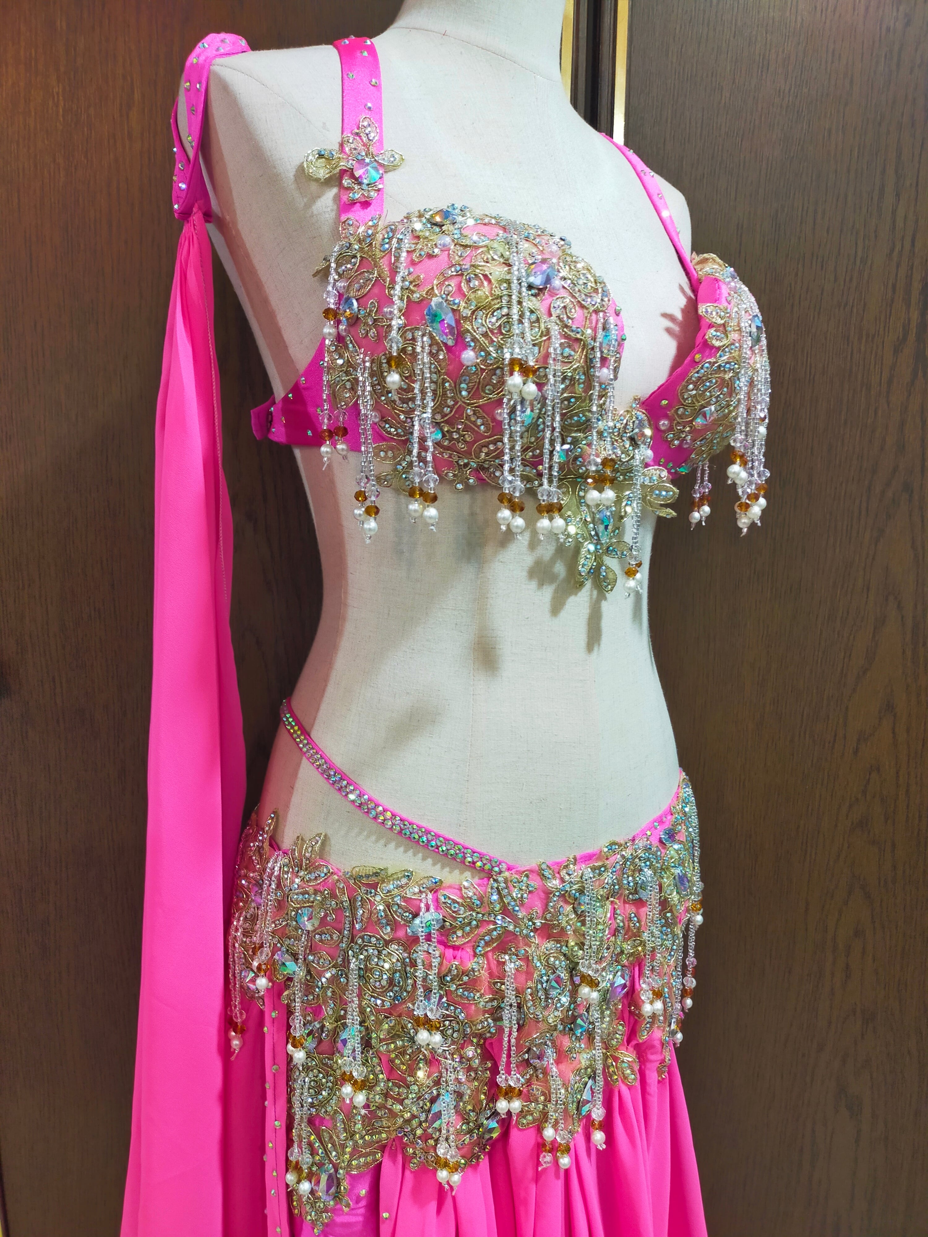 Amr Hassan Pink 5420 | ベリーダンス衣装・ハムサグッズのお店 Hamsa