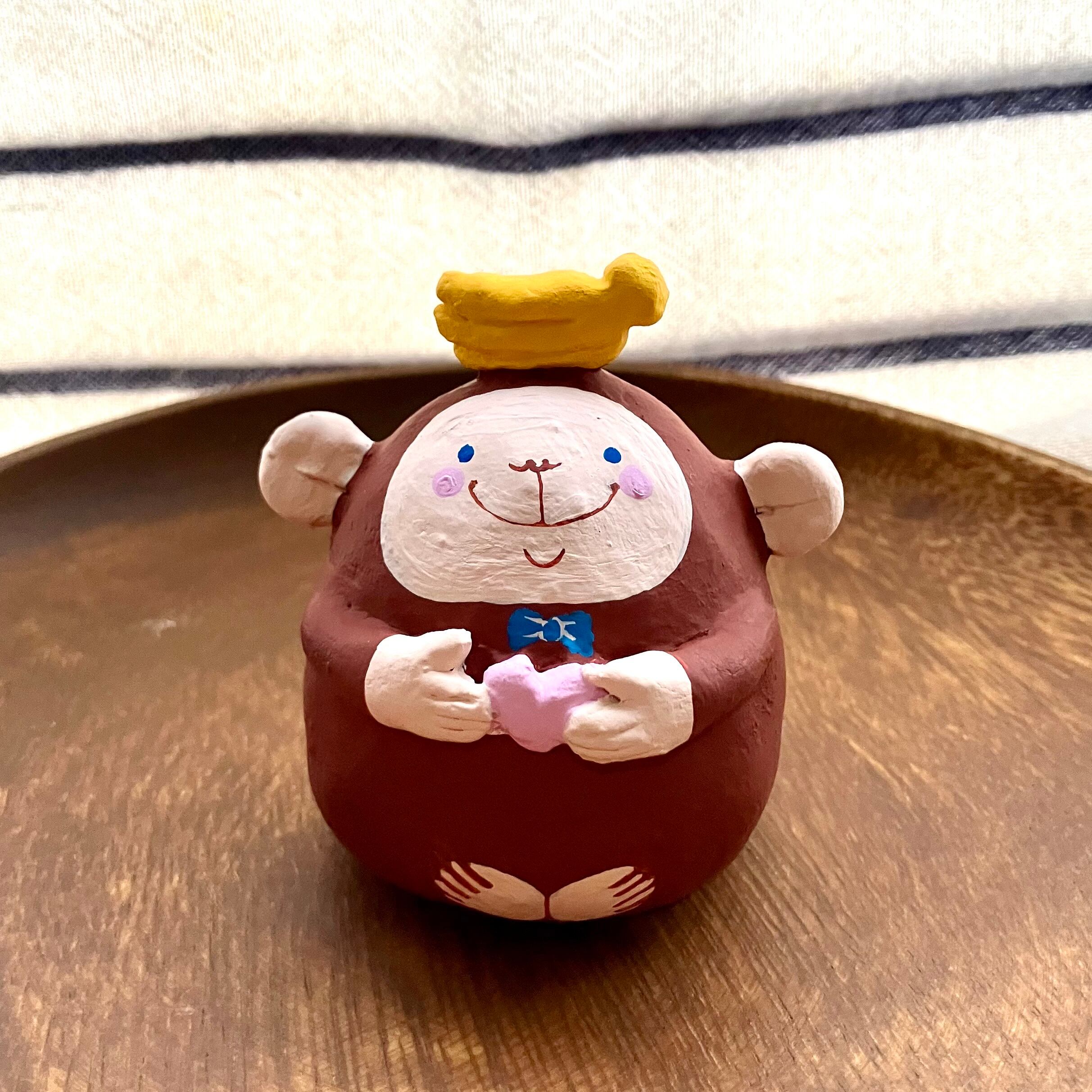 LOVE❤︎動物張り子シリーズ・お猿さん | シッポ堂