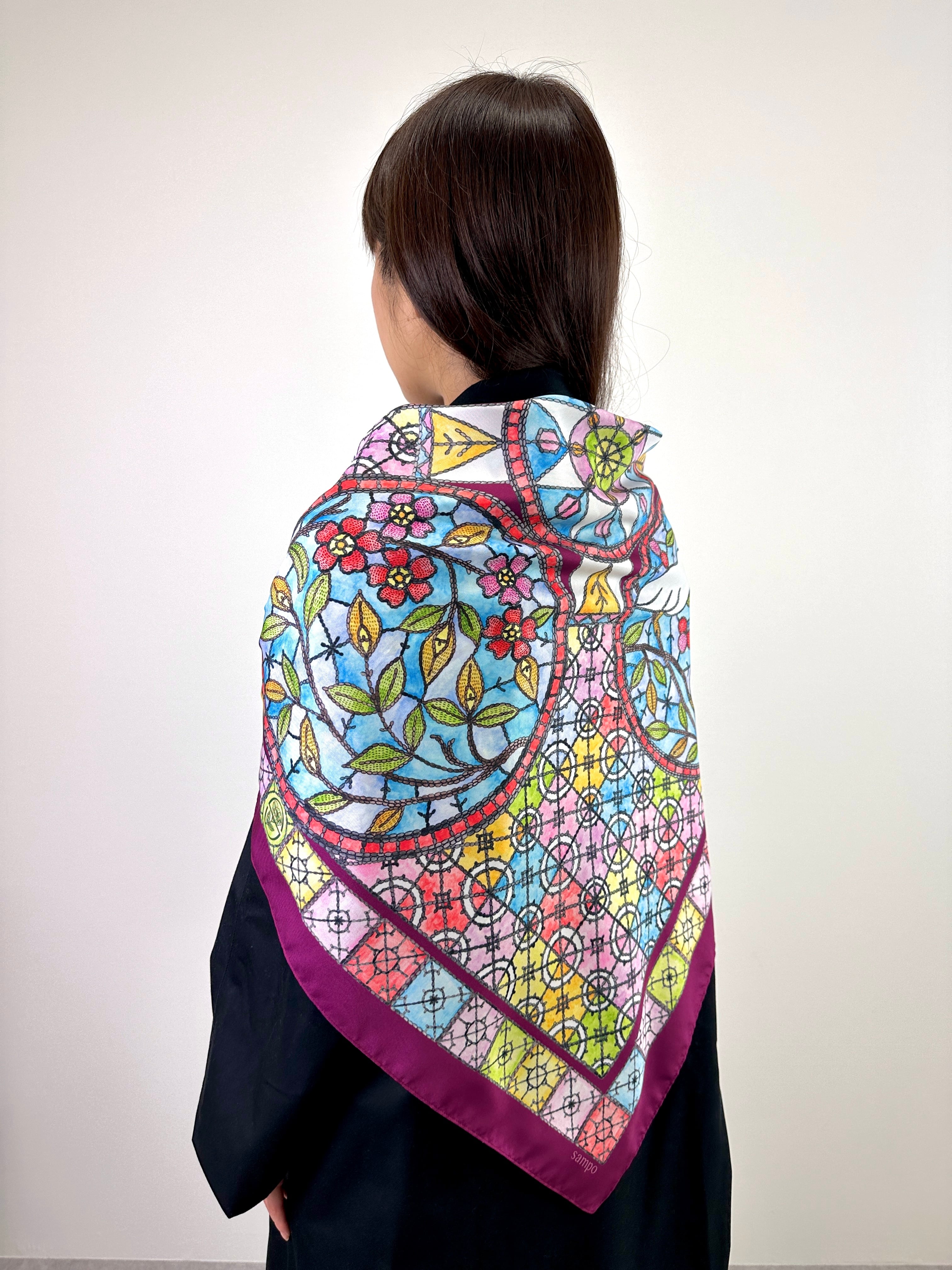 Hermès シルクスカーフ 騎士のデザイン 90cm 【公式通販】