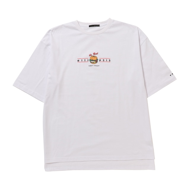 ellipsis Hamburger-Tee WHITE / イリップシス ハンバーガーTee ホワイト