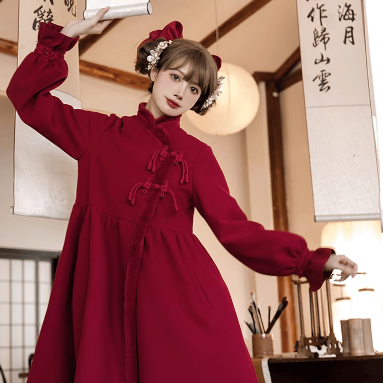 ロリータファッション通販 SEASONZ 中華ロリータ 華ロリ コート ロリータファッション通販 SEASONZ 中華ロリータ 華ロリ コート