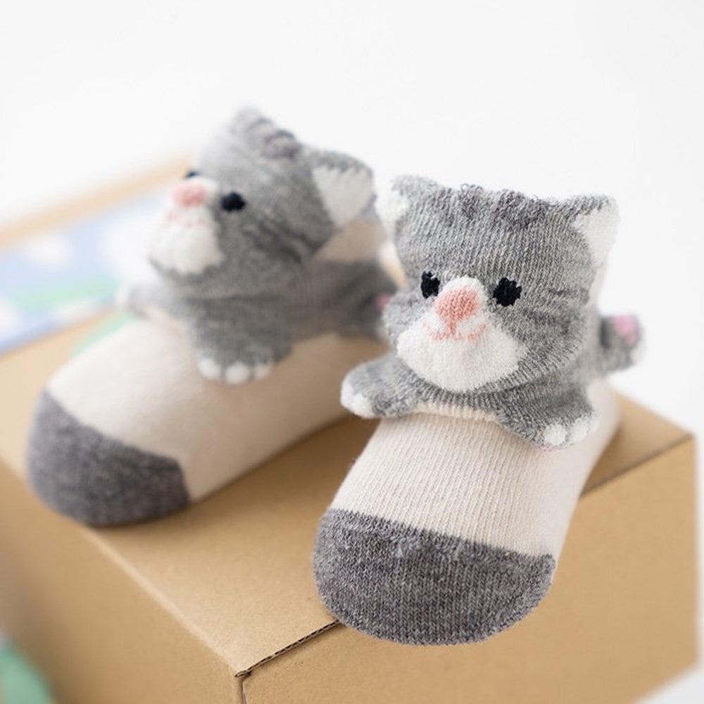 ポップアップソックス ギフトボックスセット ねこ XS(9-12cm) POP UP