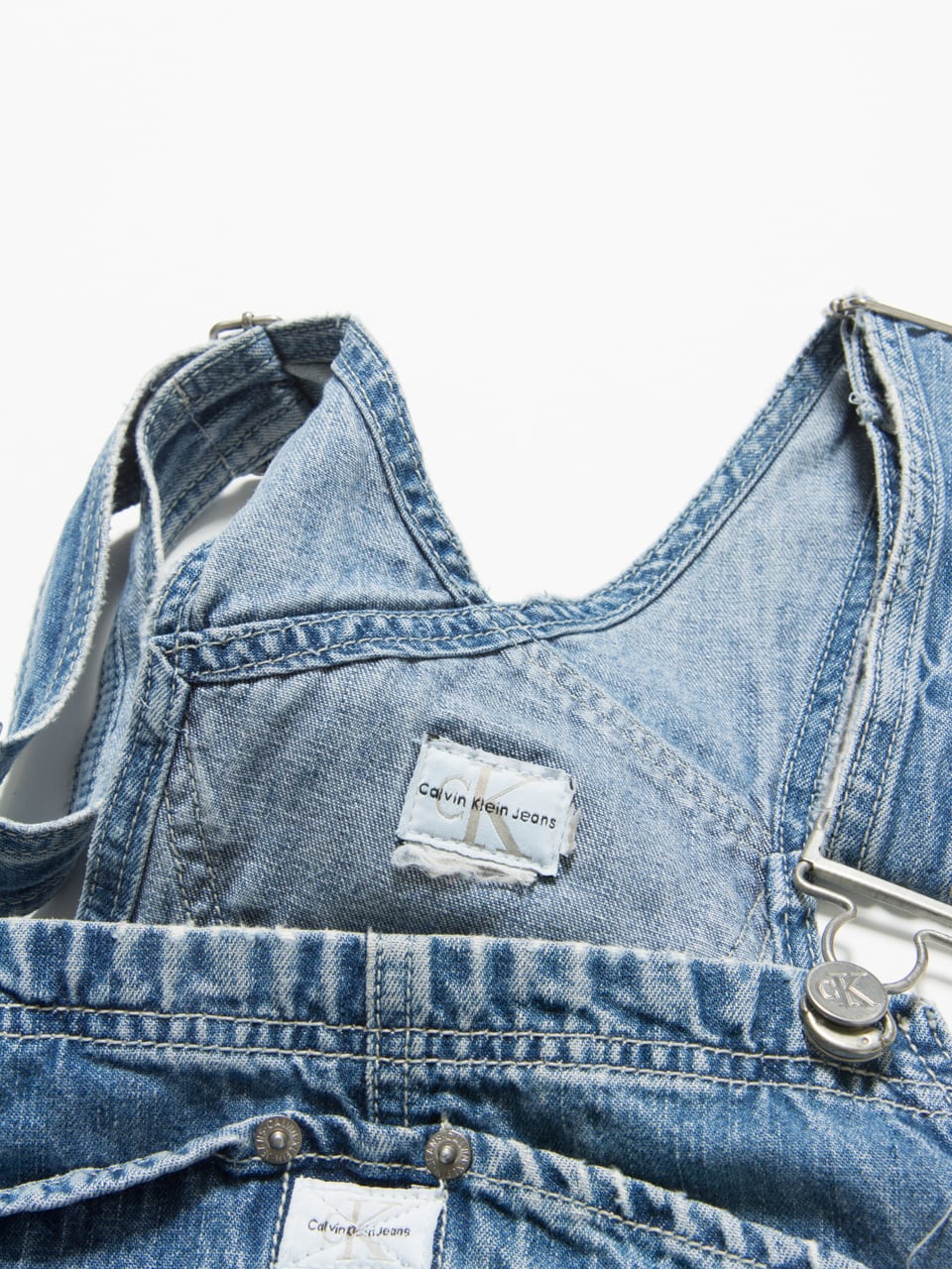 【Calvin Klein Jeans】Made in U.S.A denim all in one（カルバンクラインアメリカ製デニムオールインワン つなぎ）1b