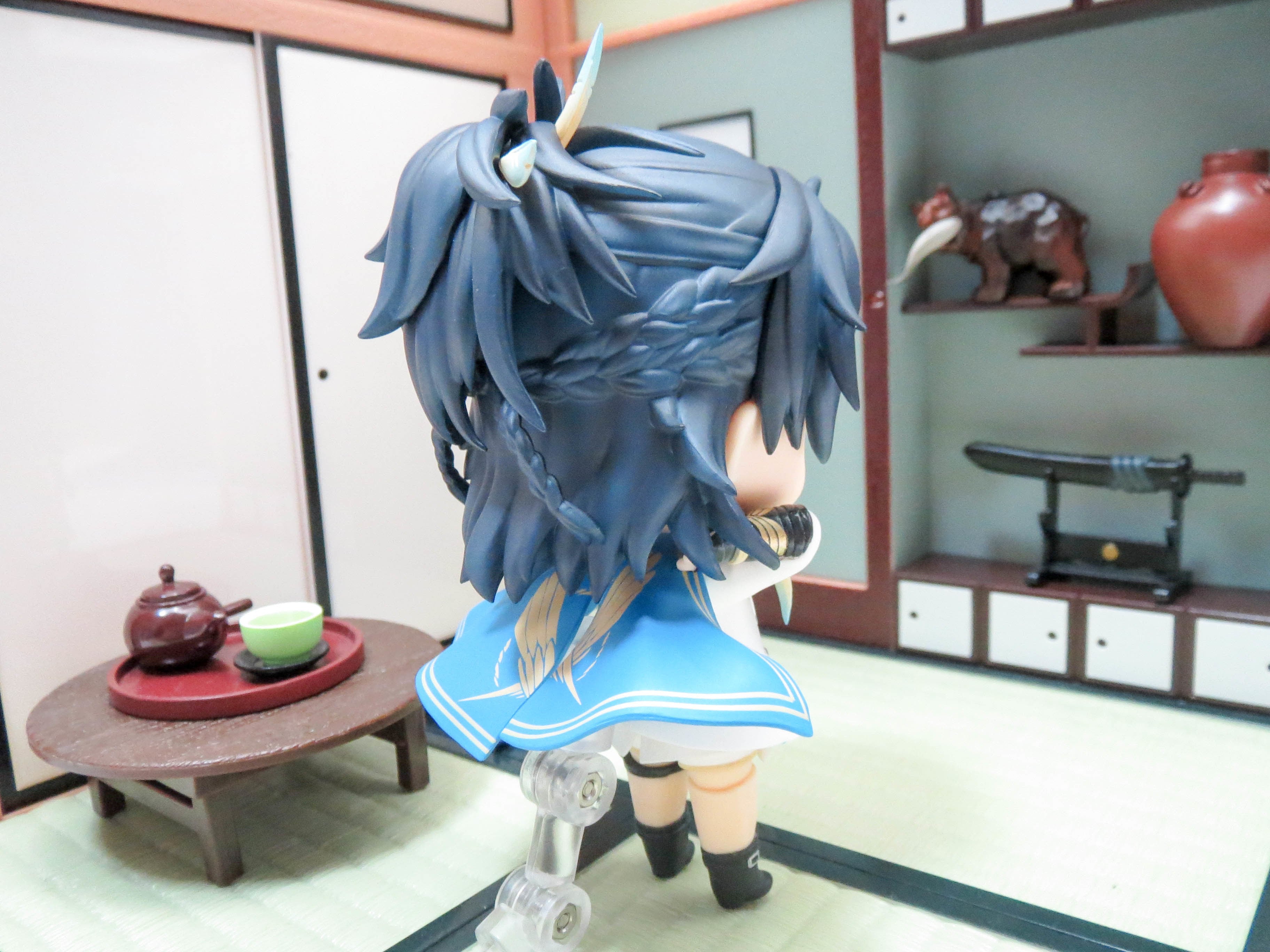 SALE】【910】 太鼓鐘貞宗 髪パーツ ポニーテール ねんどろいど