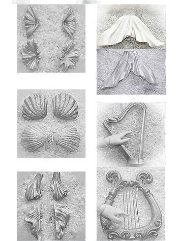 1回目（4回払い）（顔メイクなし人魚ボディのみフルセット）【Asleep