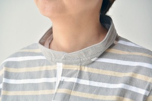 バーバリアン BARBARIAN 8ozHENLEY SHORT(USE-11)GRE/V. GOL/WHI【レターパックプラス可】