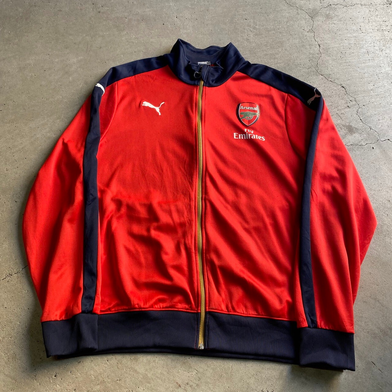 ビッグサイズ puma プーマ Arsenal チームロゴトラックジャケット 