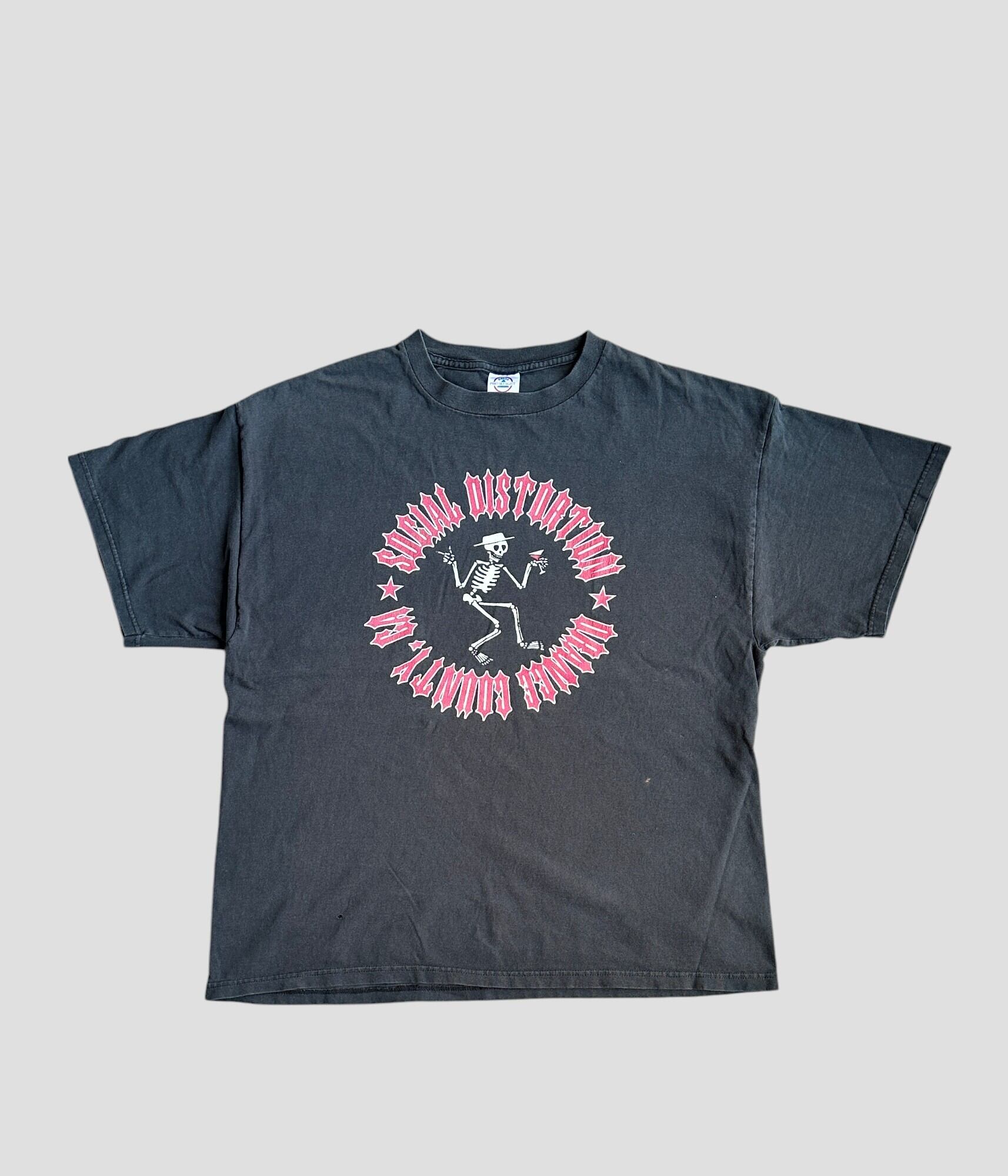 Vintage 90s Social distortion バンドTシャツ XL