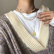 Curb Chain Necklace – 3 Lengths［GSN010］