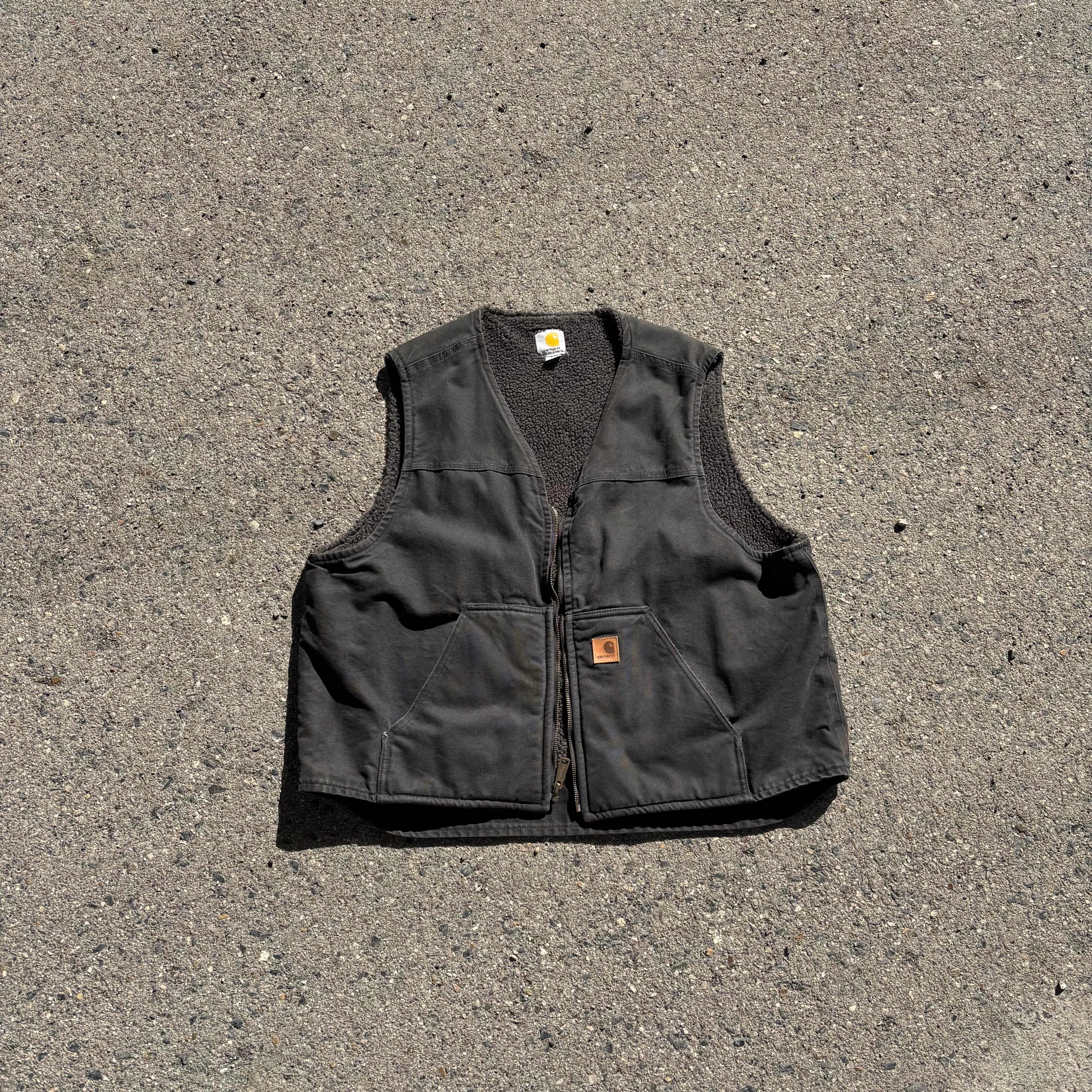 00s carhartt ダックベスト 裏地ボア DKB | Pay ID