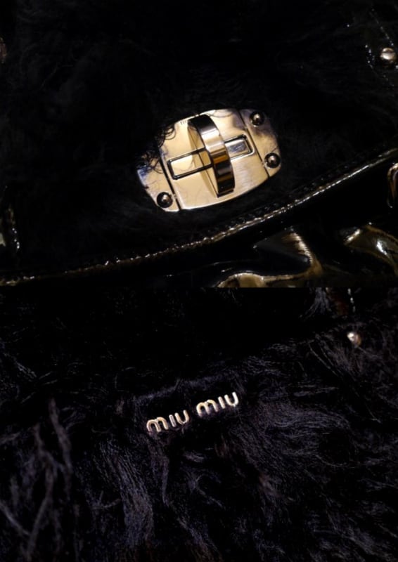 超レア☆miumiu ミュウミュウ ファーデザイン ショルダー バッグ 超レア☆miumiu ミュウミュウ ファーデザイン ショルダー バッグ