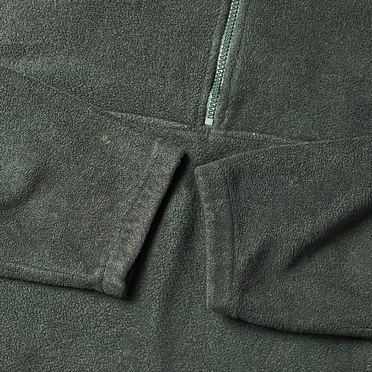 90年代 USA製 J.CREW ジェイクルー ハーフジップ フリースジャケット 
