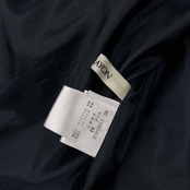 LOIS CRAYON ロイスクレヨン タック プリーツ フレア スカート サイズ M /ホワイトシルバー×ネイビー×ブラック