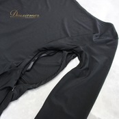 社交ダンス 衣装 スタンダード ドレス ワンピース レッスンウェア パーティ衣装 ブラック系 黒 長袖 透け感 無地 シンプル フォーマル 上品 上品さ エレガント 高級感 体型カバー ゆったり デイリーユース パーティ ドレスアップ おしゃれ 大人可愛い モダン シンプルデザイン 講師用 高品質 軽量 伸縮性 レディース 透け感デザイン