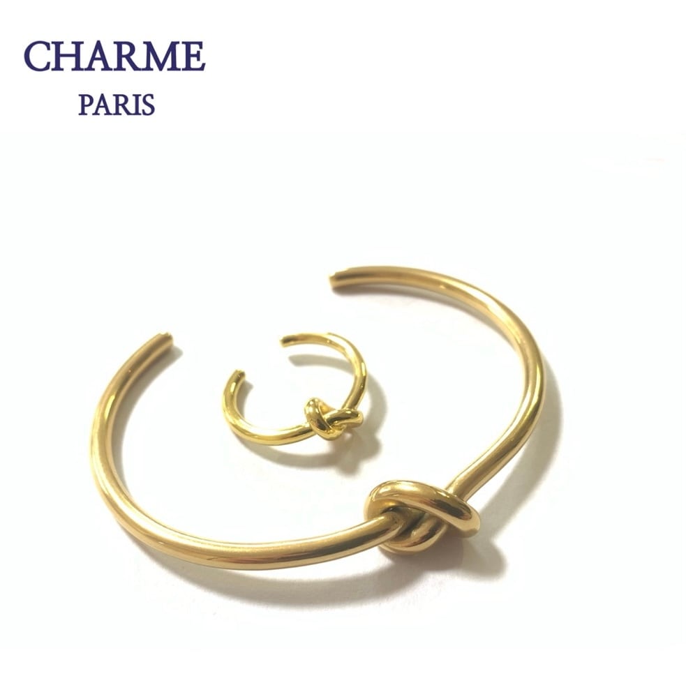 18k plating knot series