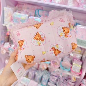 【D8】75-18フリルBOXポーチ