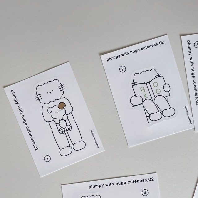 papeterie.atelier 〔plumpy with huge cuteness 02〕