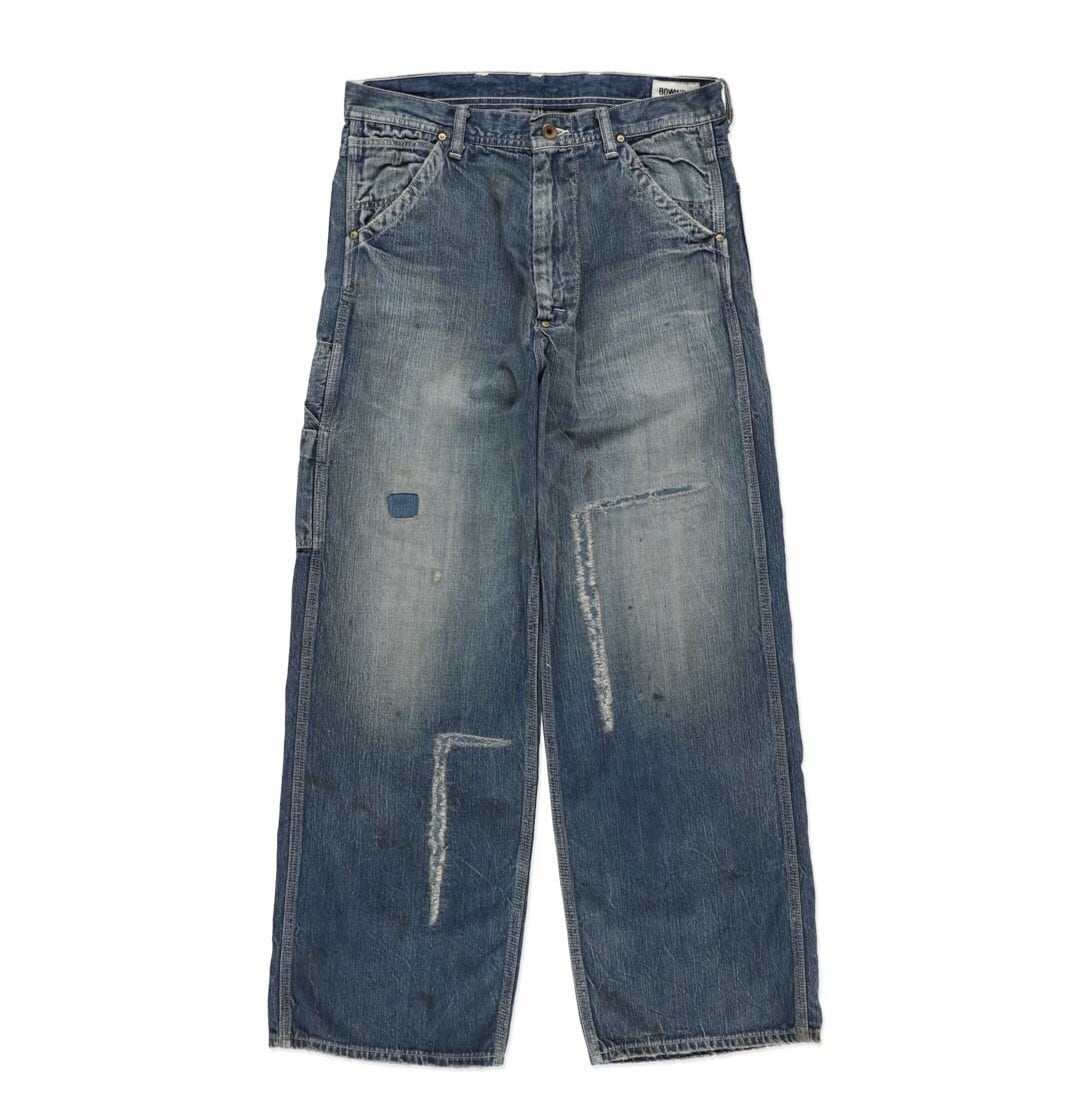 パンツ bowwow LAPD PRISONER DENIM PT AGING XL BOWWOW 