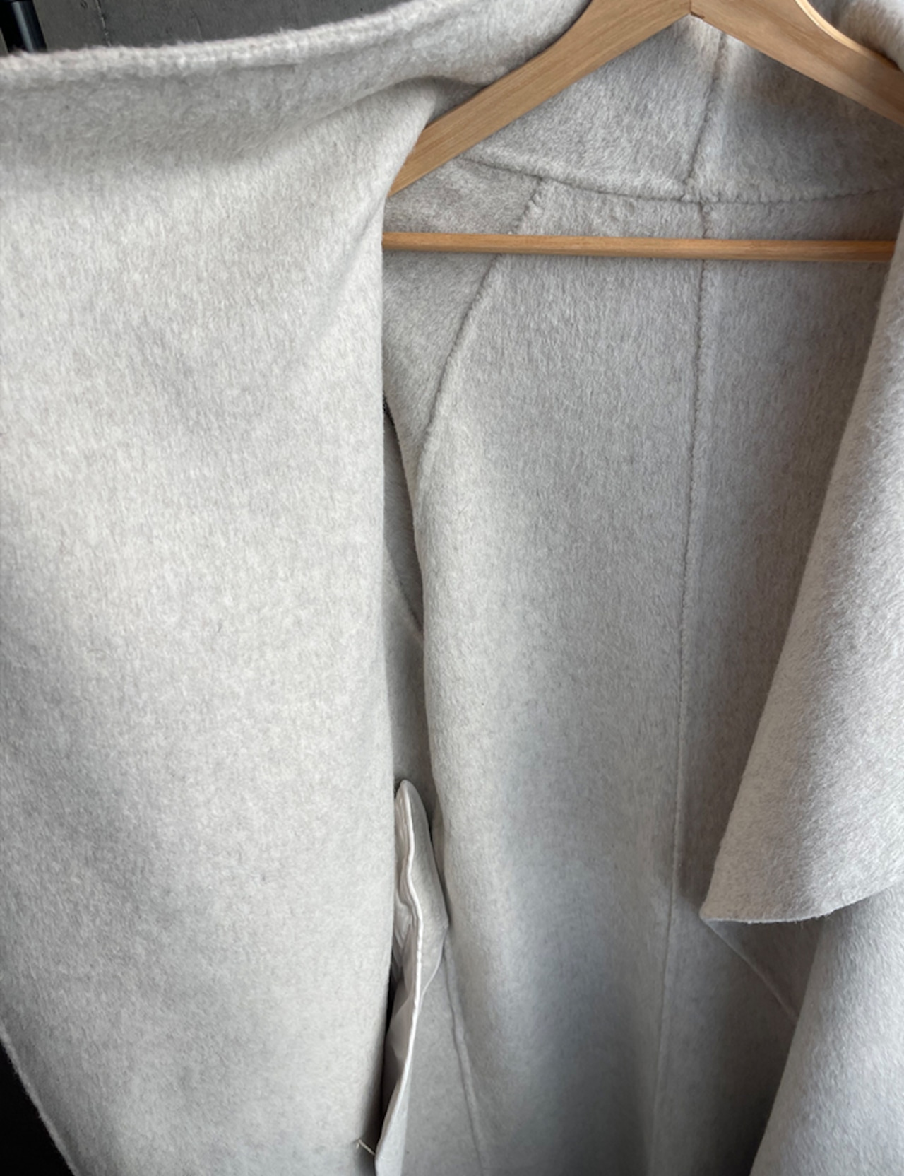 【25aw】Wool 100% Shawl-collar Long Coat_3colors