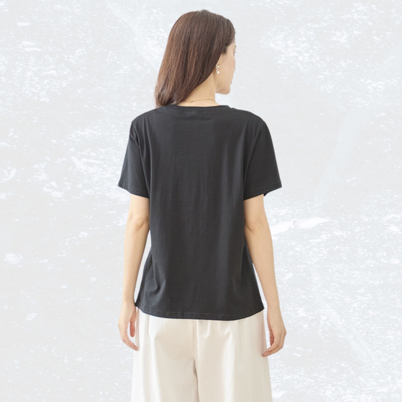 TRUBE バッグモチーフプリントTシャツN12-1052【M~L】ブラック