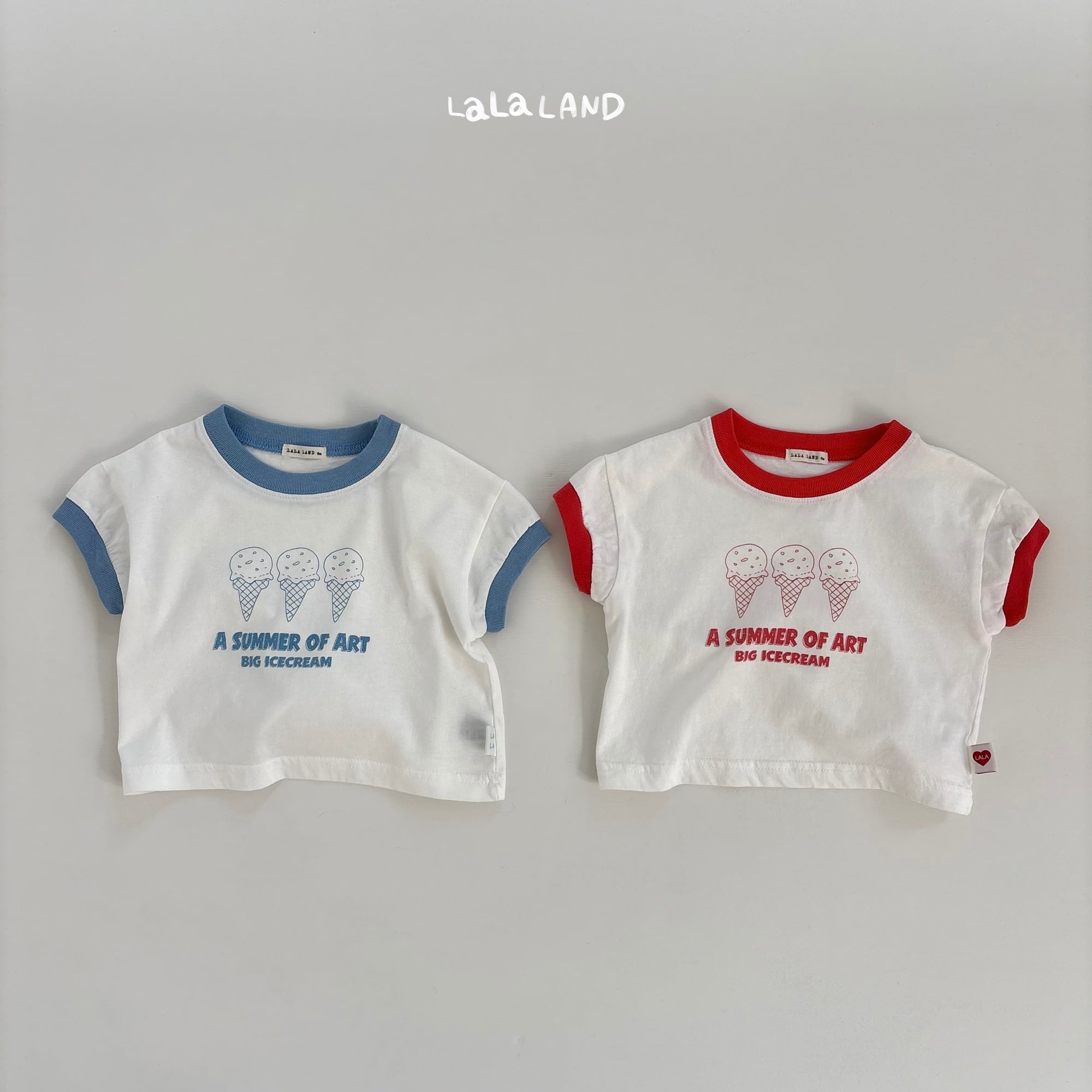 bebe ice cream tee【lalaland】※5月中旬〜5月下旬発送予定