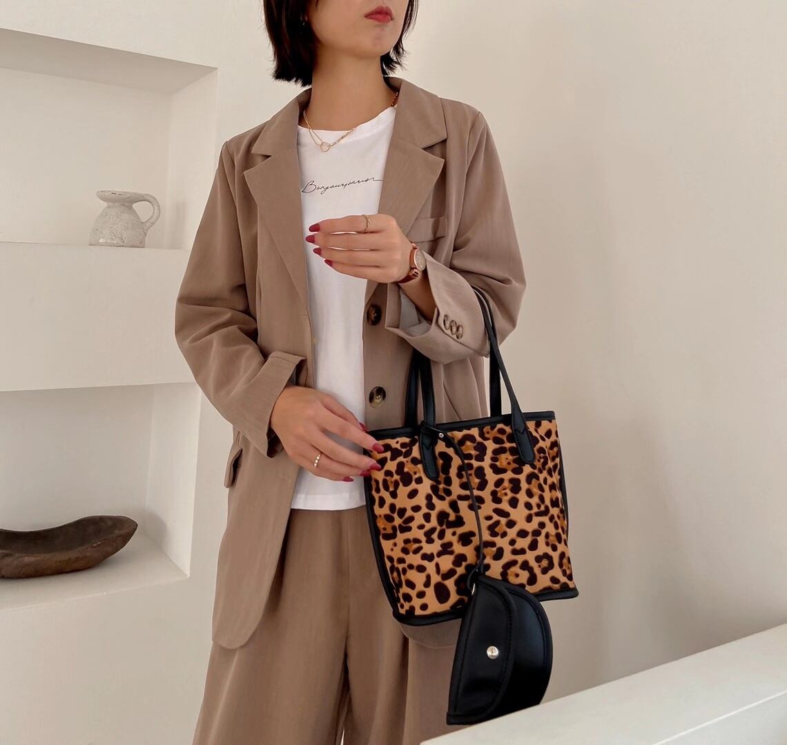 ミニポーチ付きハンドバッグ　AS75-9933